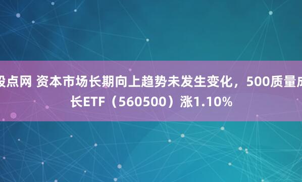 股点网 资本市场长期向上趋势未发生变化，500质量成长ETF（560500）涨1.10%