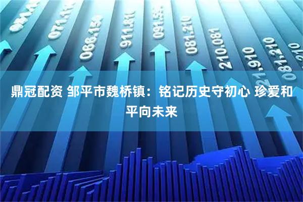 鼎冠配资 邹平市魏桥镇：铭记历史守初心 珍爱和平向未来